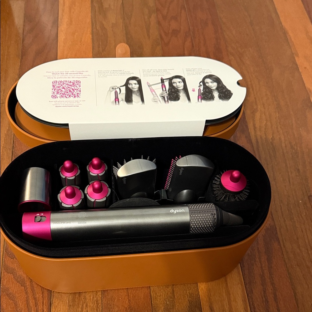 Dyson Hair Tool Set - Pink and Gray